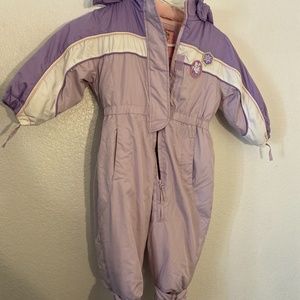 ZeroXposure baby snow suit purple 24M